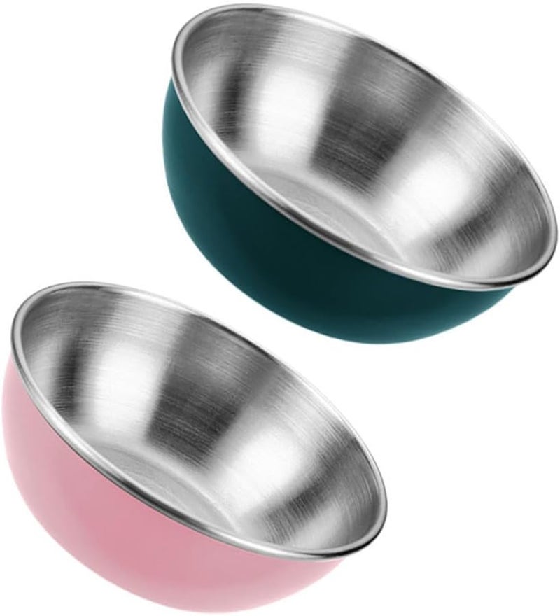 Cabilock 3 Sets Stainless Steel Dipping Bowls For Soy Sauce Vinegar Mustard Chili - Image 1